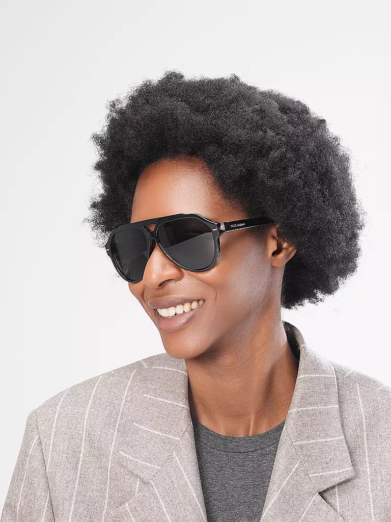 DOLCE&GABBANA Sonnenbrille DG4452/60 schwarz