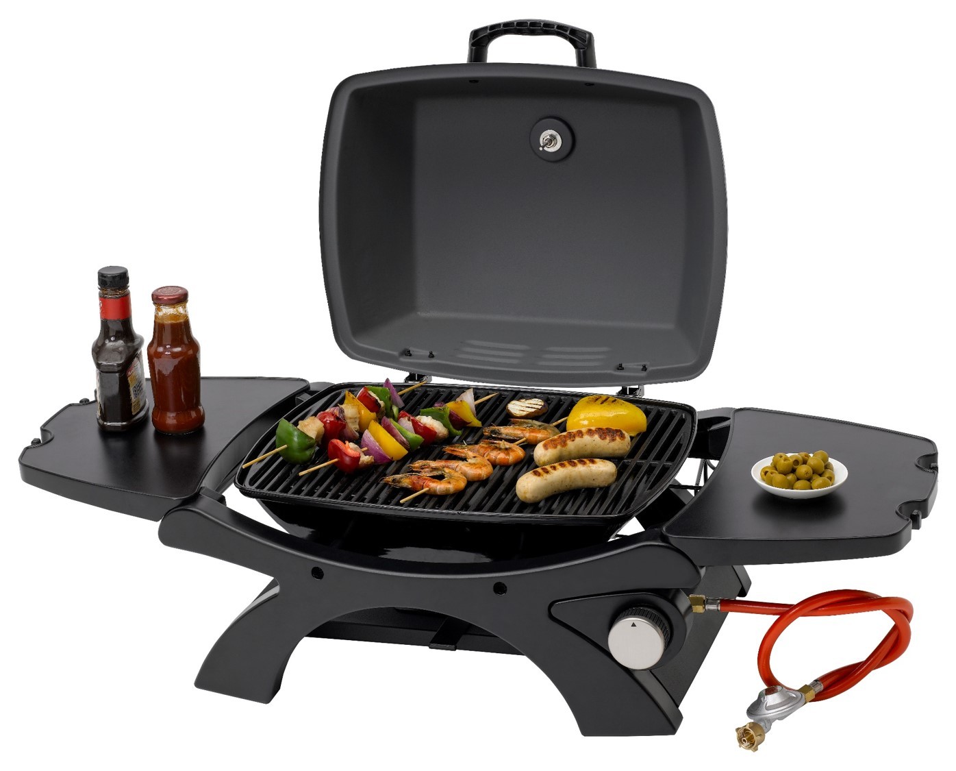TEPRO Tisch-Gasgrill ABINGTON - anthrazit-schwarz - 3142N
