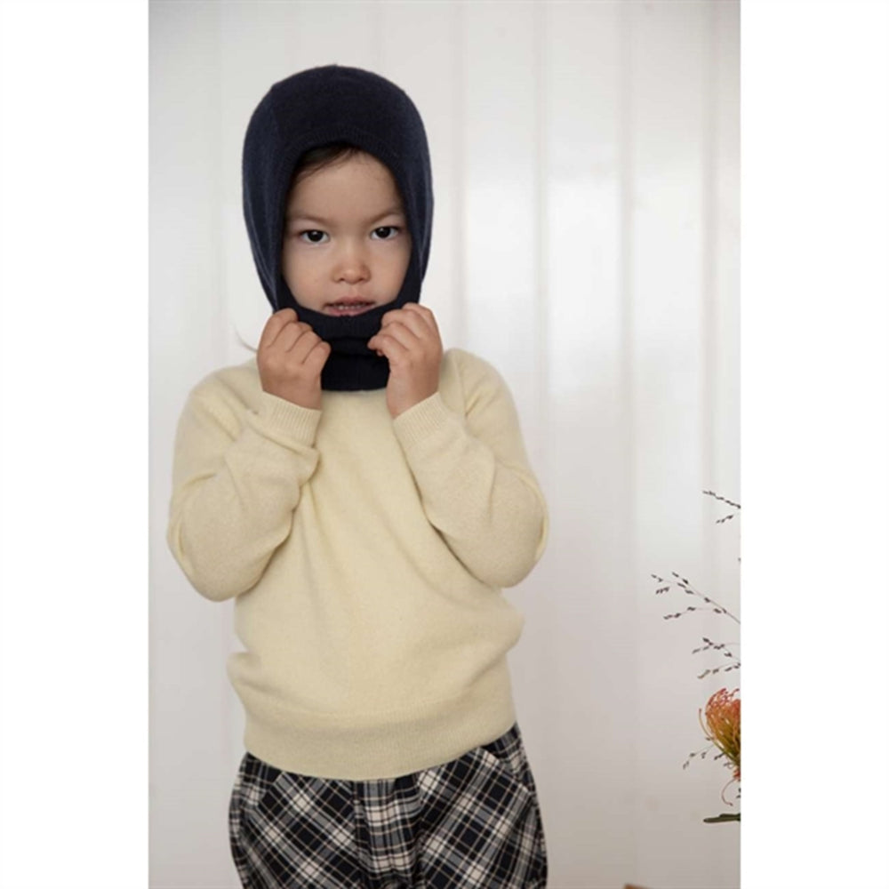 Navy Netty Cashmere Strik Elefanthue