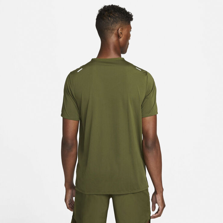 Nike Dri Fit Rise 365 Lobe T Shirt Grøn