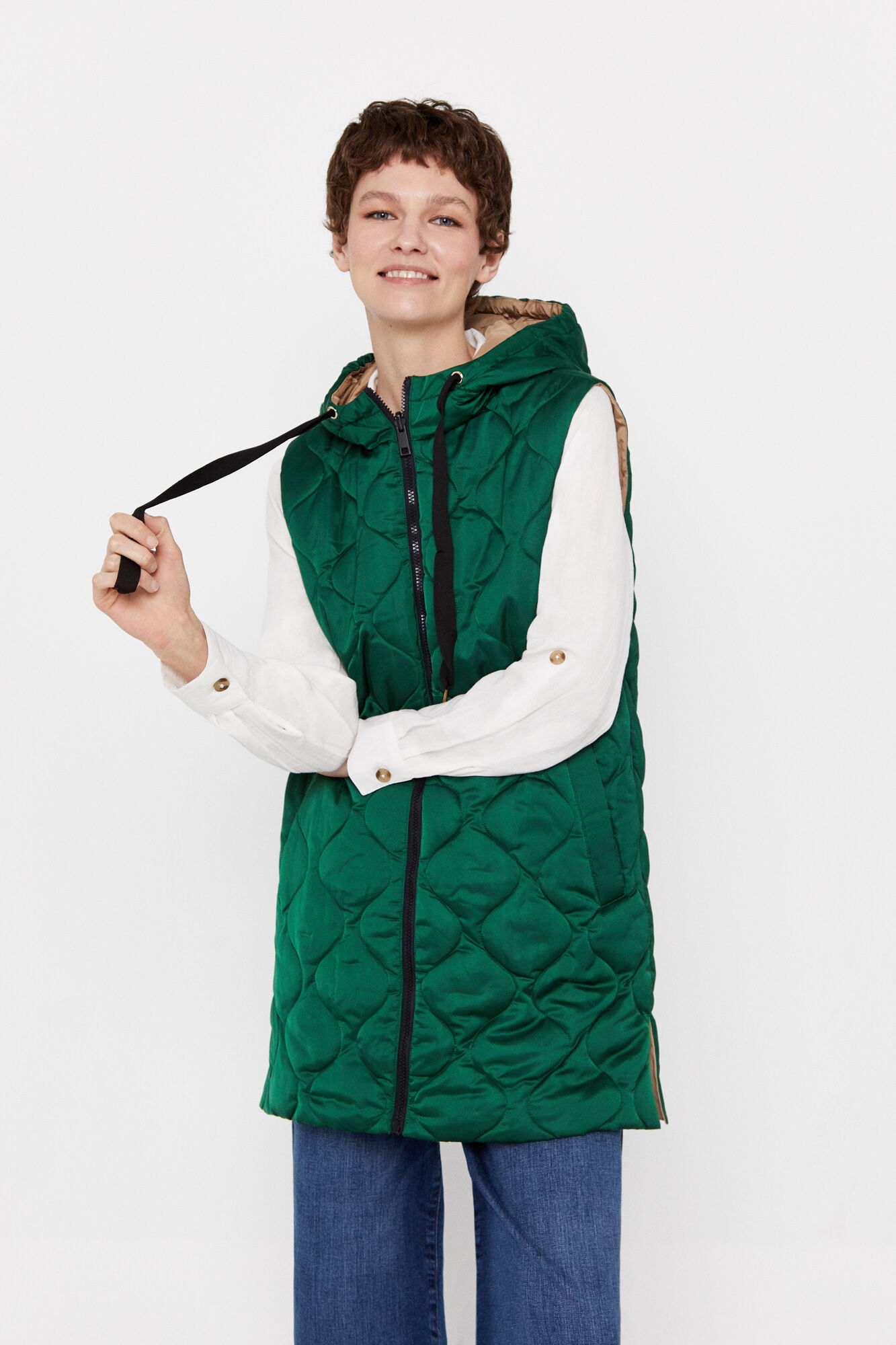 Chaleco ultraligero reversível - Verde