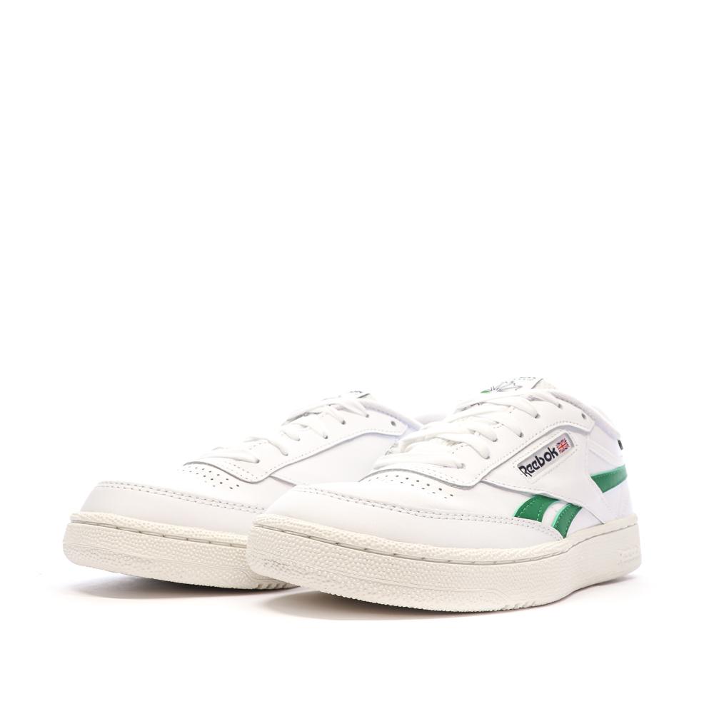 Reebok Baskets Blanches/Vertes Mixte Reebok Club C Revenge