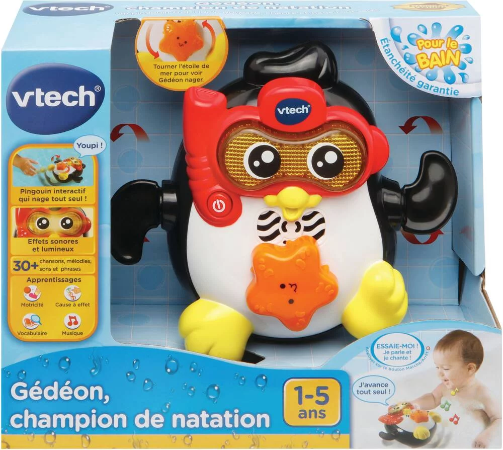 VTECH BABY - GEDEON, CHAMPION DE NATATION