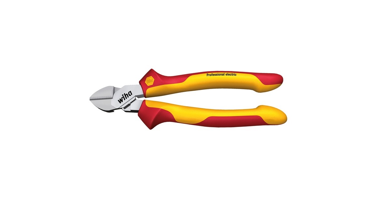 WihaZijkniptang Professional electric  (Rood/geel, met DynamicJoint)