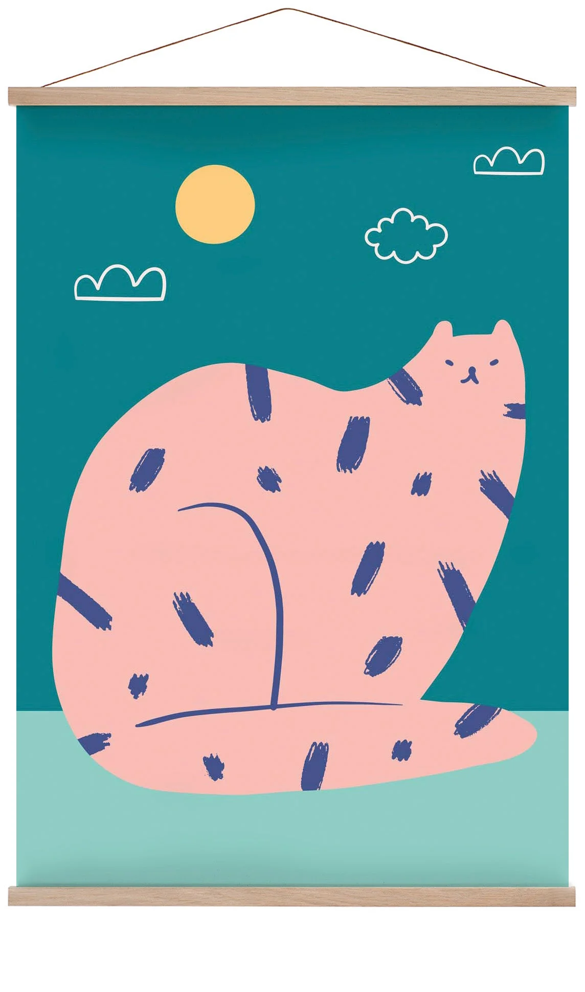 Entspannende Katze