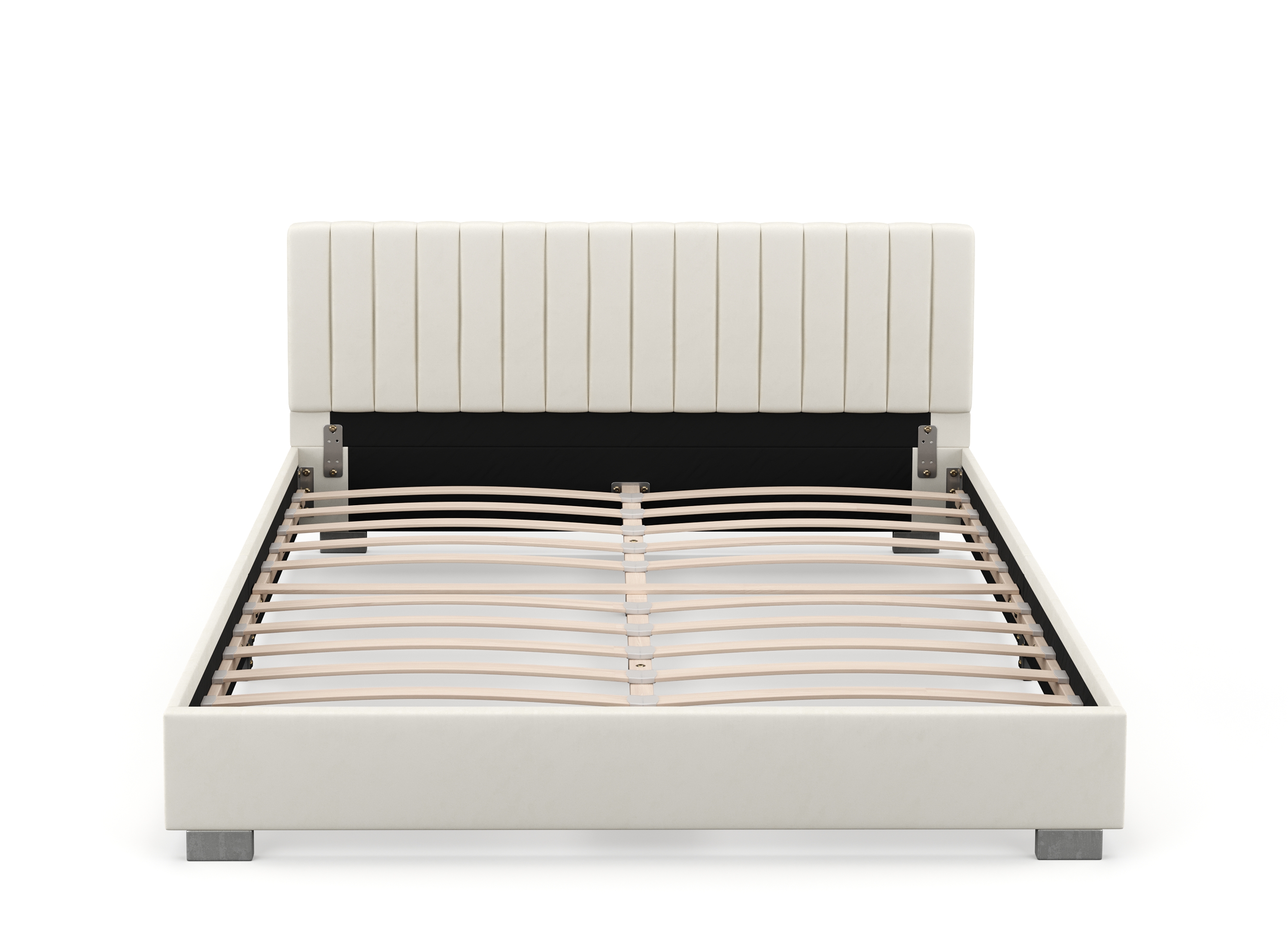 Polsterbett DAINA 160 x 200 cm beige