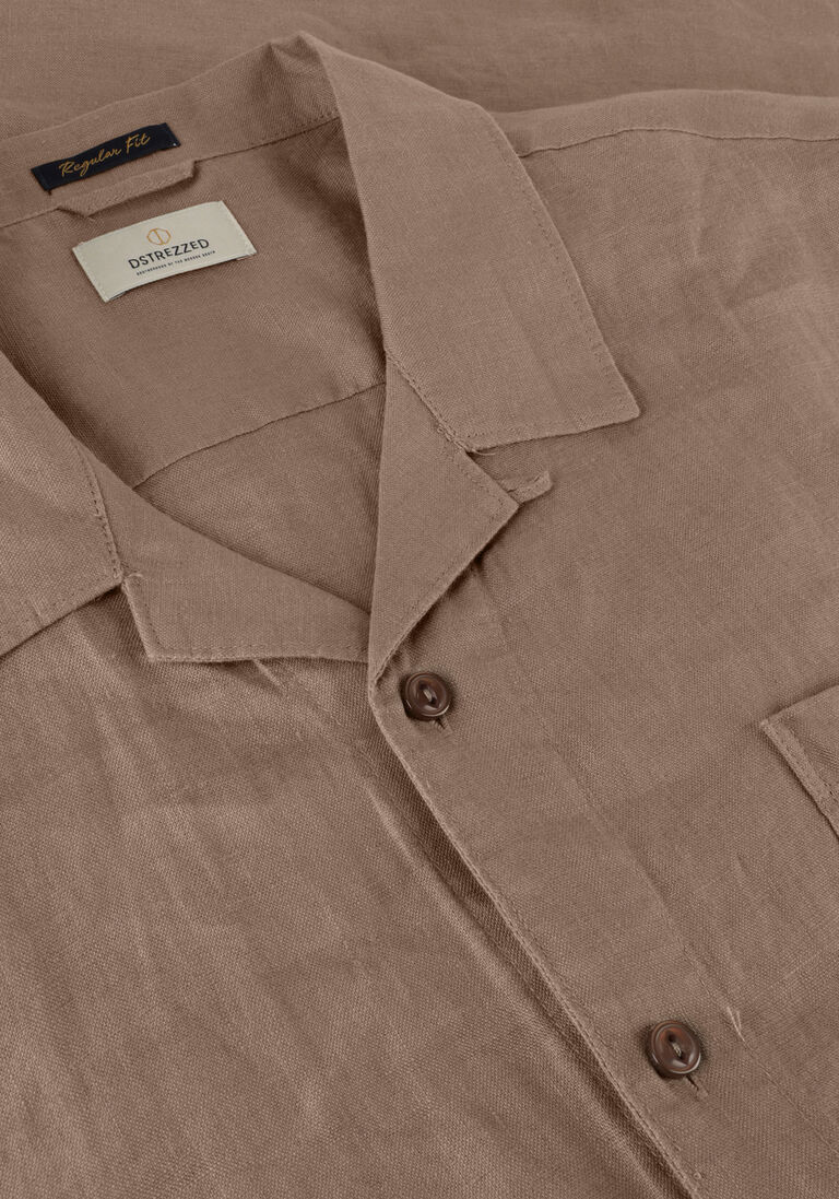 DSTREZZED beige dstrezzed casual overhemd ds_colter resort shirt