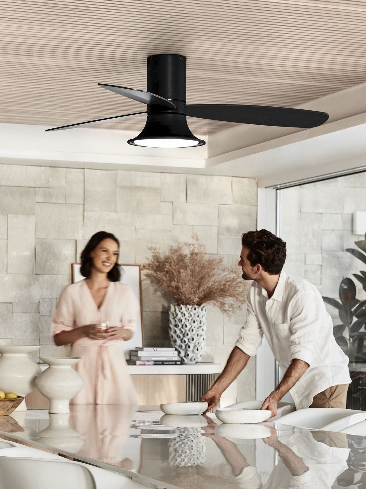 Deckenventilator FLUSSO LED