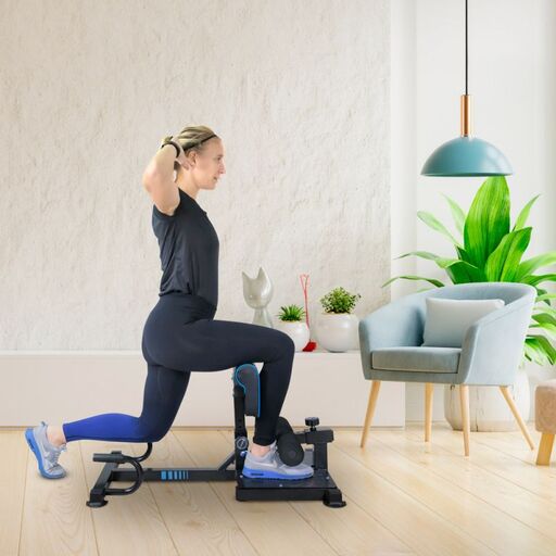 Máquina de agachamento profundo multifuncional Altius com altura do encosto ajustável, carga máxima de 120 kg