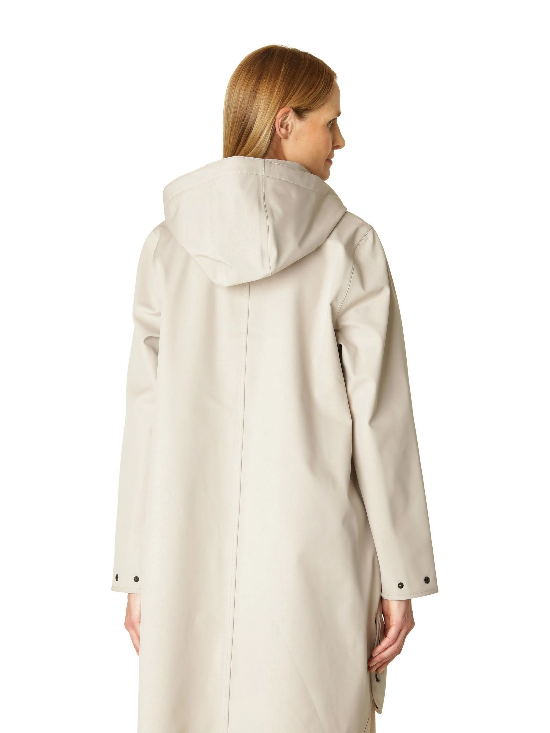 Crème - Ilse Jacobsen - Waterdichte A-lijn softshell regenjas