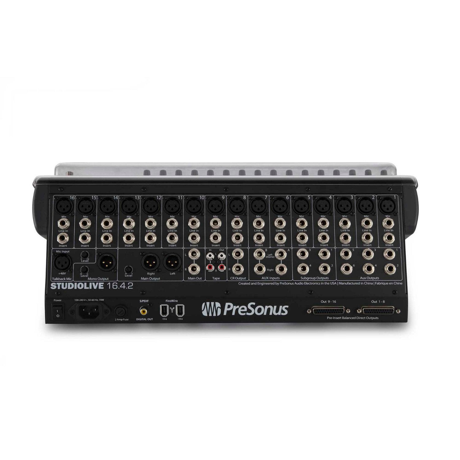 Decksaver Pro Presonus Studiolive 16.4.2 stofkap