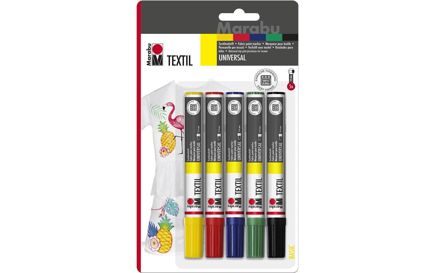 Textilmarker Painter 5 StückTextilmarker-Set