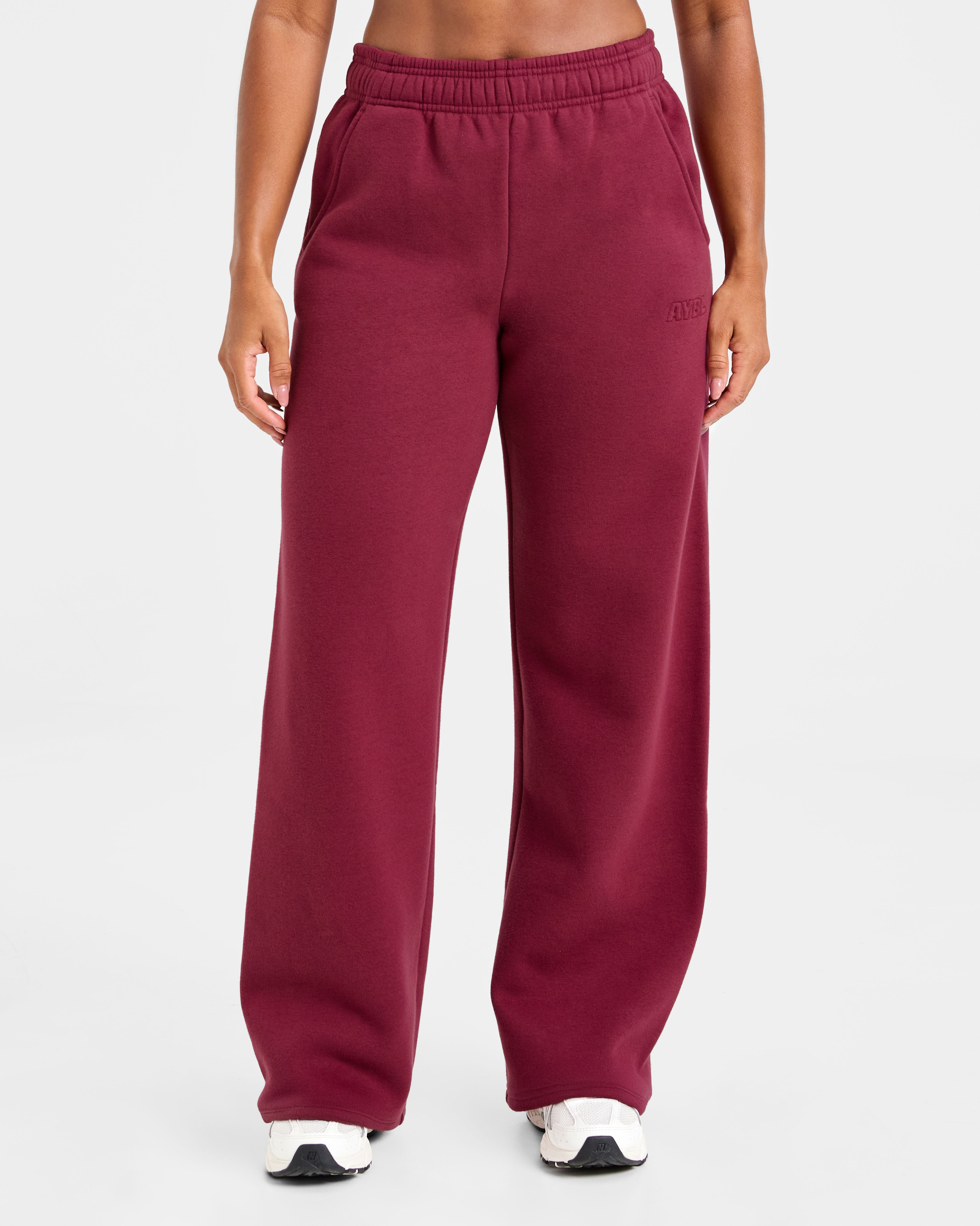 Classic Plush Oversized Straight Leg Joggers