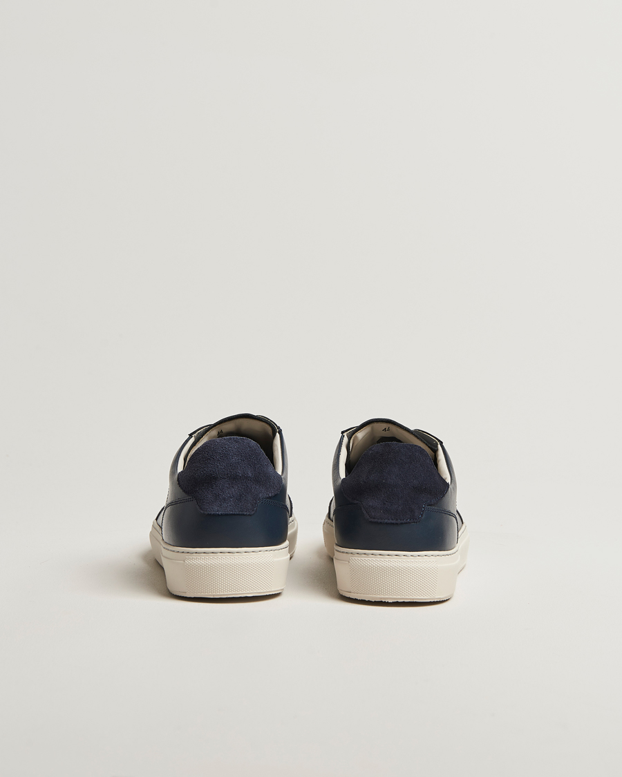 Sweyd Center Leather/Suede Sneakers Navy