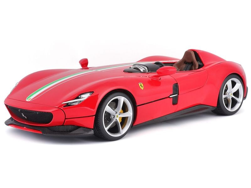 BBurago Ferrari Signature Monza SP1 Rot 1:18 Sammlermodell im Massstab 1:18