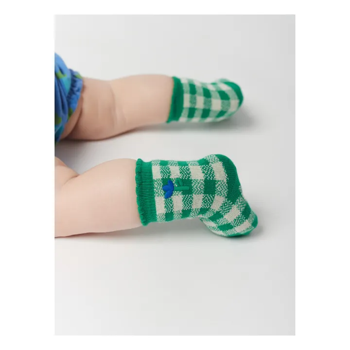 Bobo Choses Chaussettes Vichy | Vert