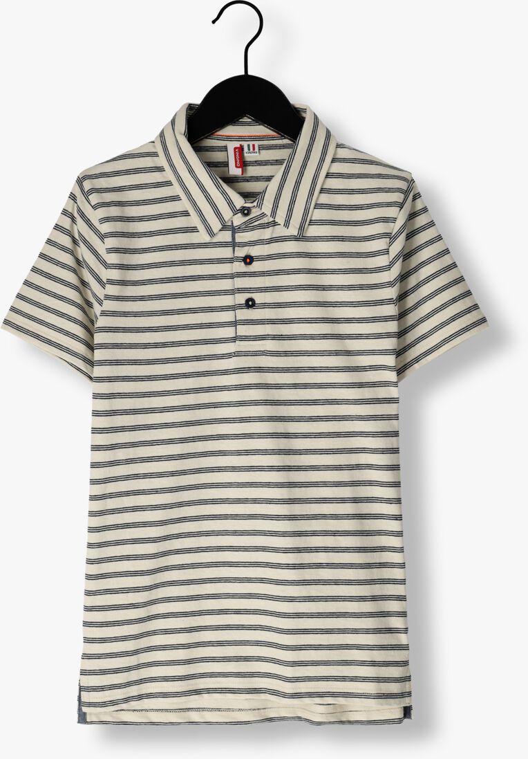 VINGINO blauw/wit gestreepte vingino polo hilo