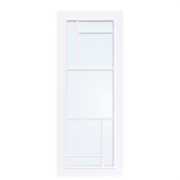 Arne & Bodil binnendeur ABD509 blank glas - extra wit afgelakt - glaslat extra wit