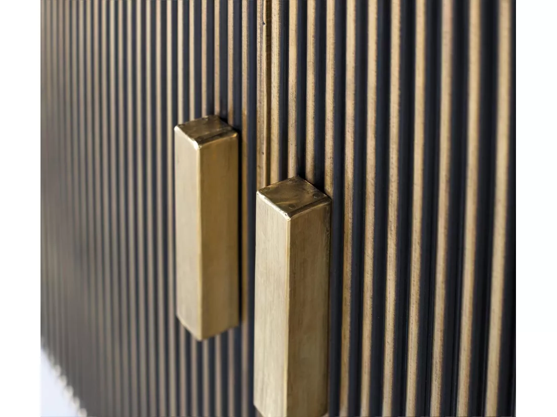 Buffet en manguier et bronze 150cm