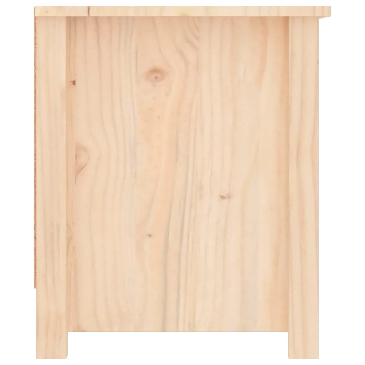 vidaXL Armoire à chaussures pin massif
