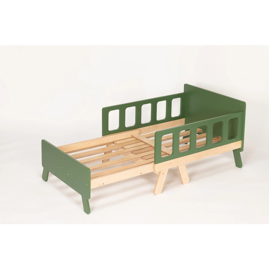 Family-SCL Kinderbett mitwachsend khaki 165 x 70 cm