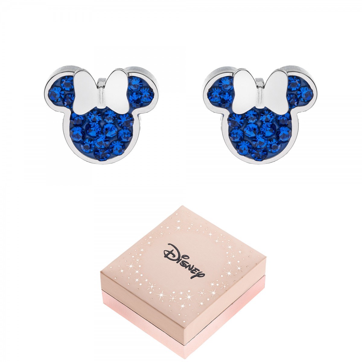 Boucles d'oreilles Disney ornées de Cristaux scintillants - Minnie