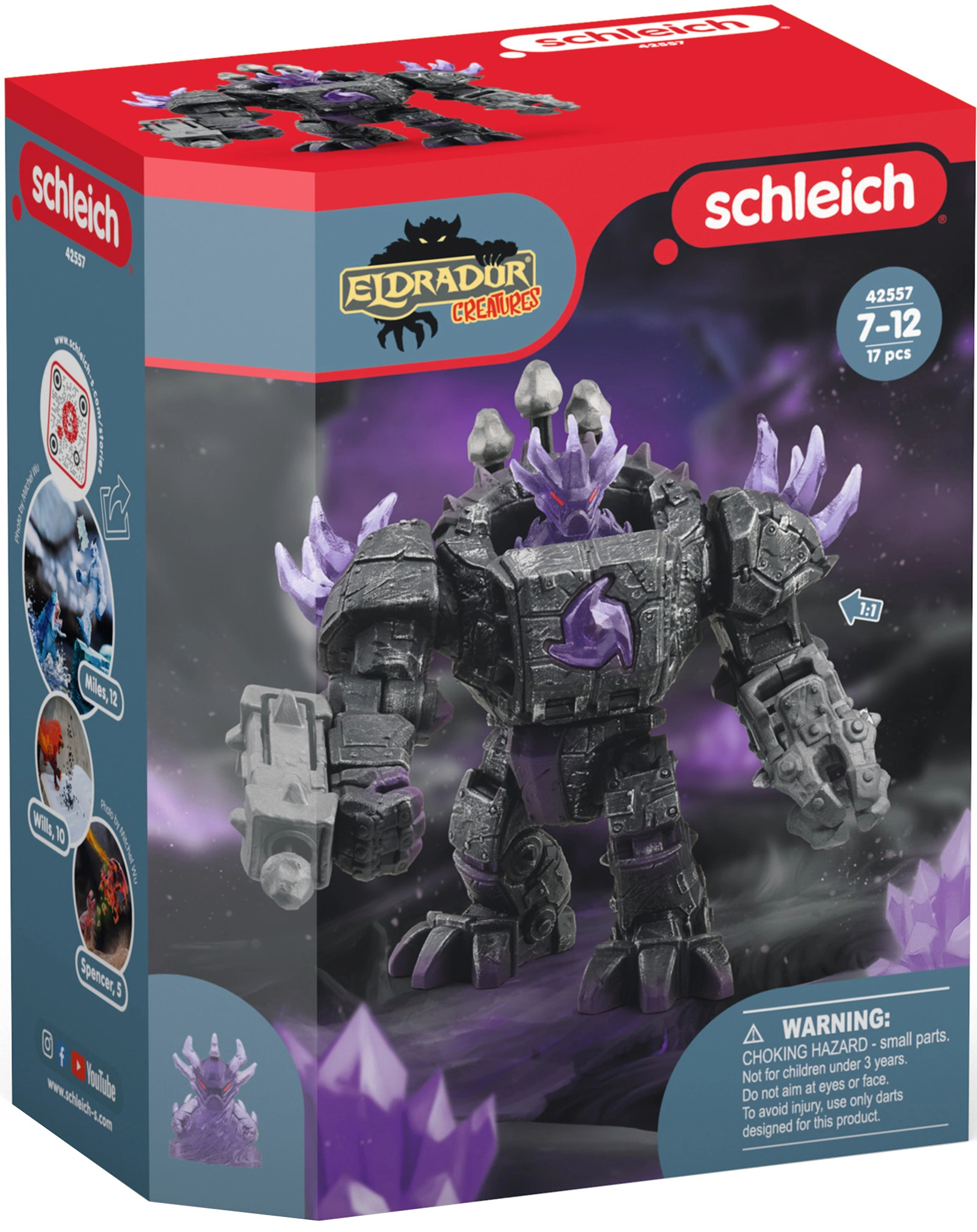 schleich® 42557 Eldrador® Creatures - Schatten Master-Roboter mit Mini Creature