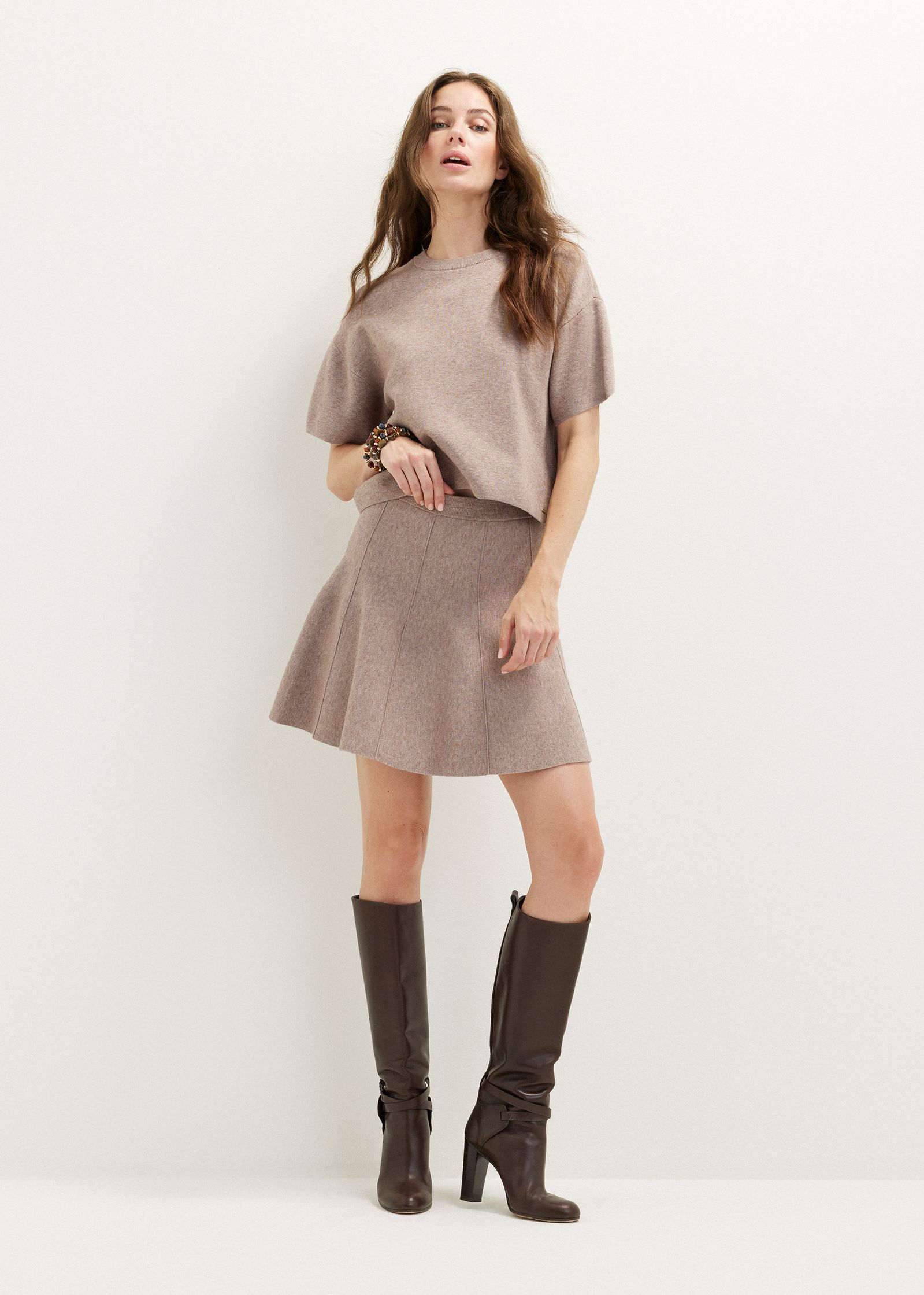 Zachte mini rok
