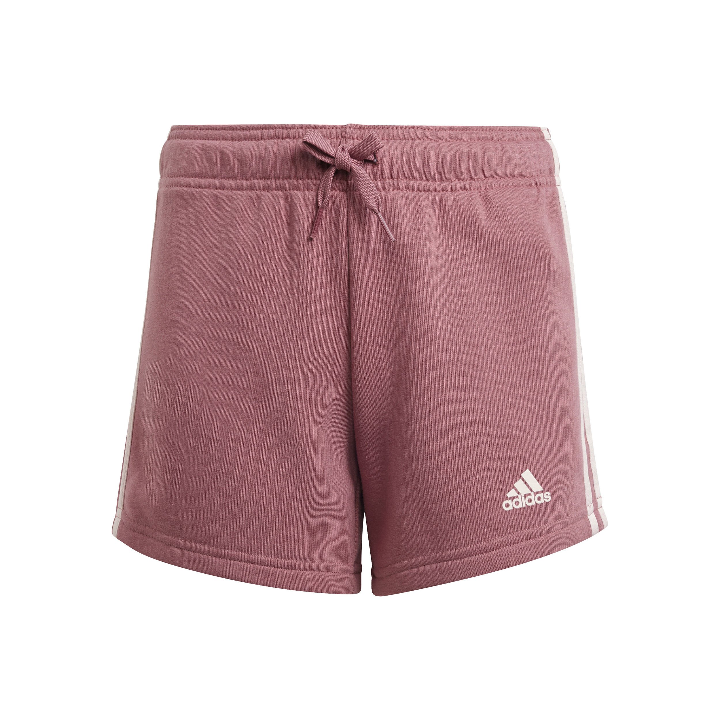 adidas 3 Stripes Shorts Enfants - Vieux Rose