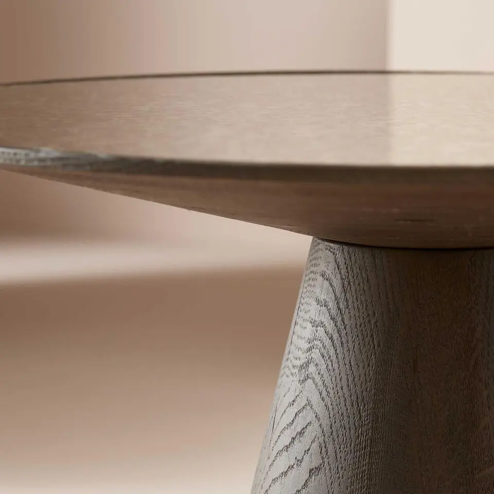 CALICOSY - Salontafel MAFRA - Licht hout - 40x70x70 cm
