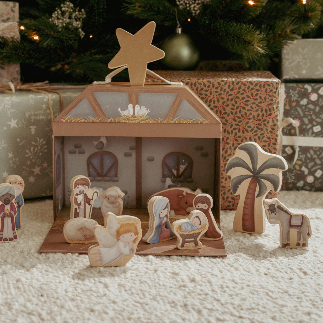Little dutch speelkoffer kerststal