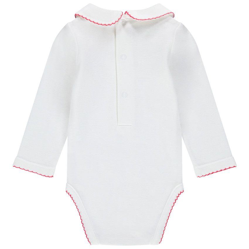 Body manches longues à imprimés esprit Noël - Ecru