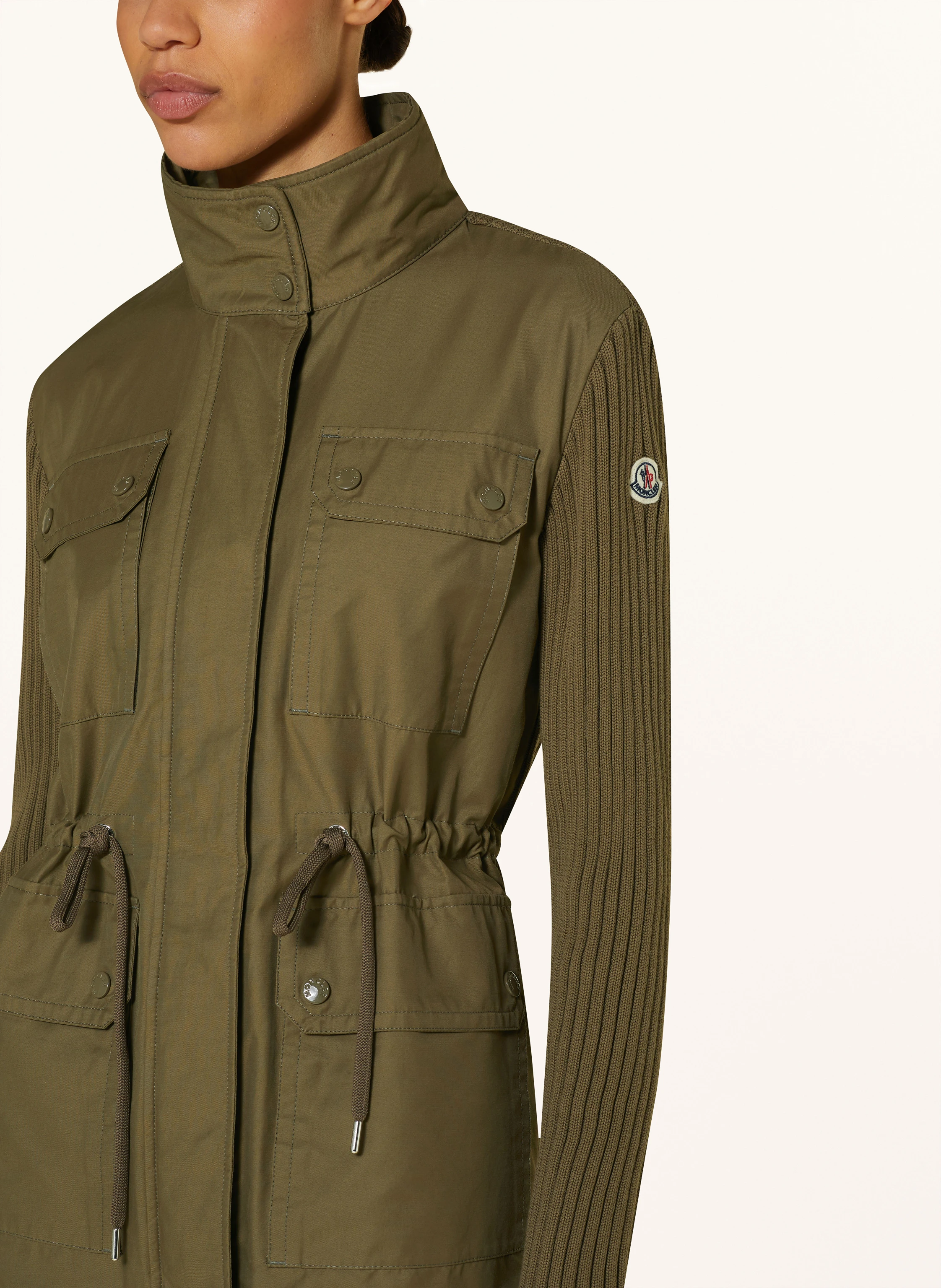MONCLER Jacke im Materialmix