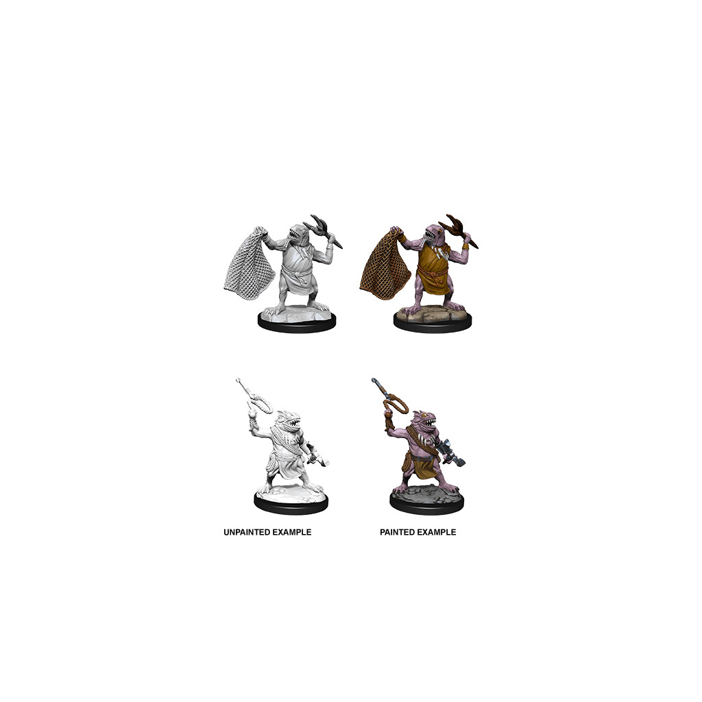 D&D Nolzur's Marvelous Unpainted Miniatures: Kuo-Toa & Kuo-Toa Whip
