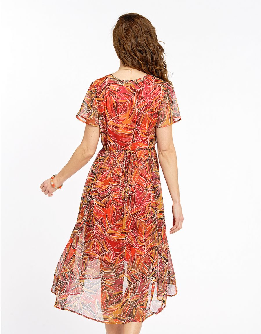 Robe en voile marron