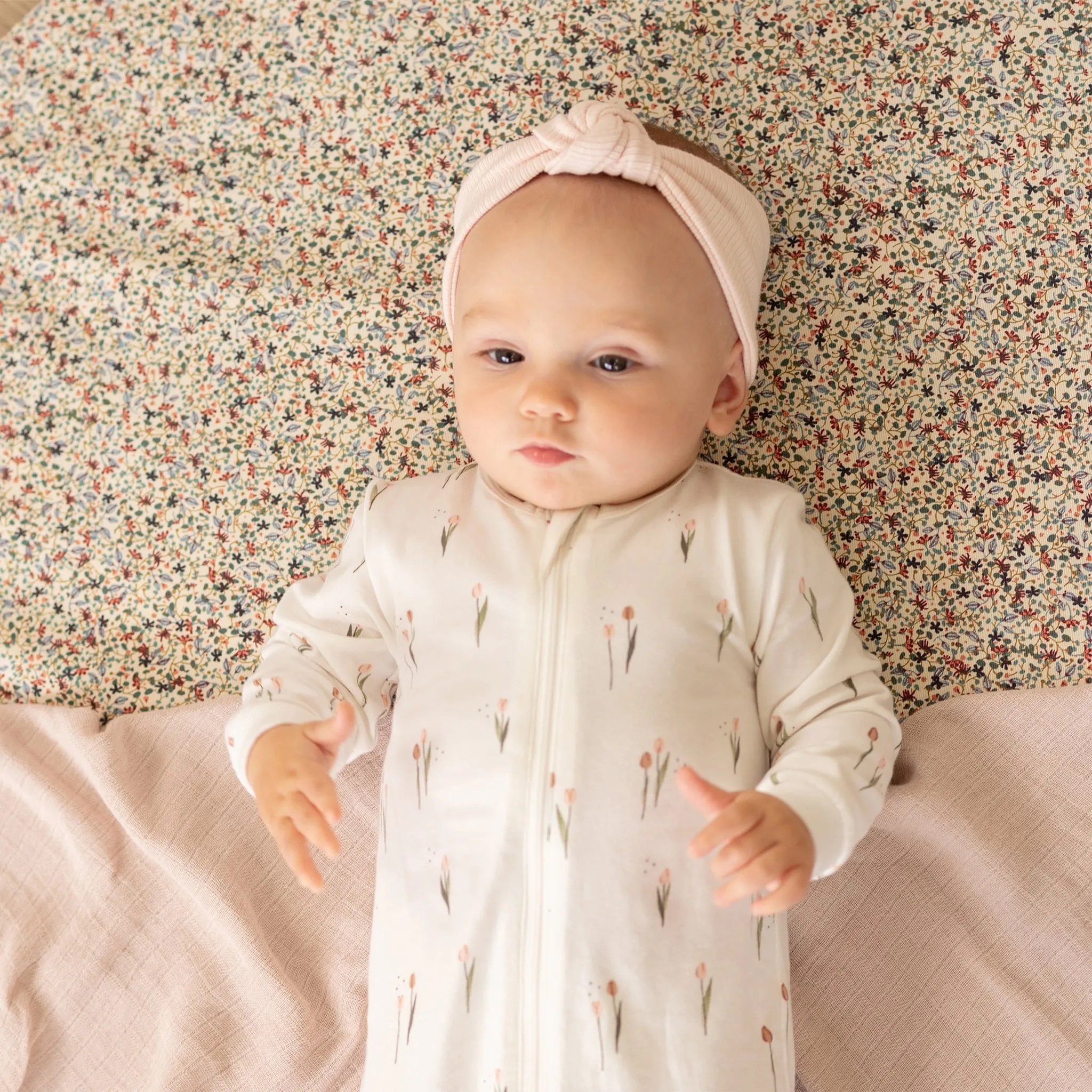 Firsts par Petit Lem Pyjama Tulipe 0-12mois