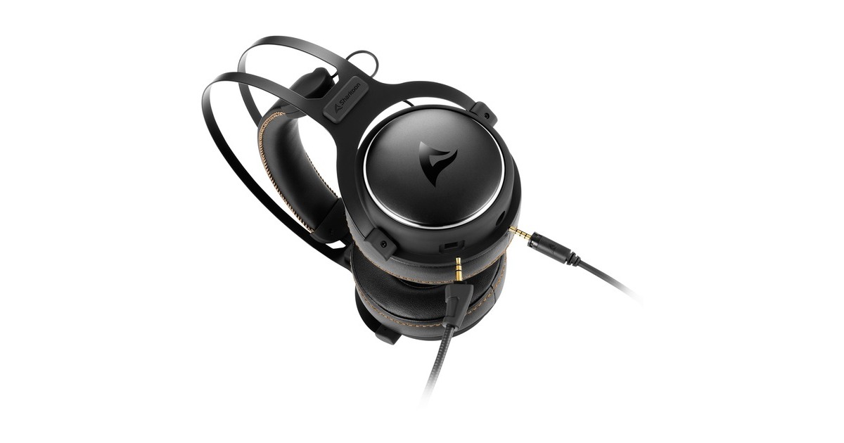 SharkoonSKILLER SGH50 over-ear gaming headset  (Zwart, Pc, PlayStation 4, PlayStation 5, Xbox Series S|X)