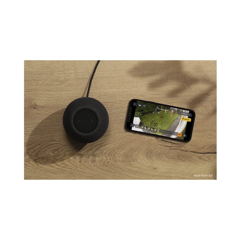 eve Outdoor Cam Smarte Flutlichtkamera schwarz
