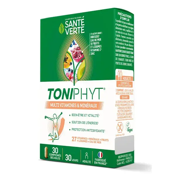 Santé Verte Toniphyt Multinature 30 comprimidos