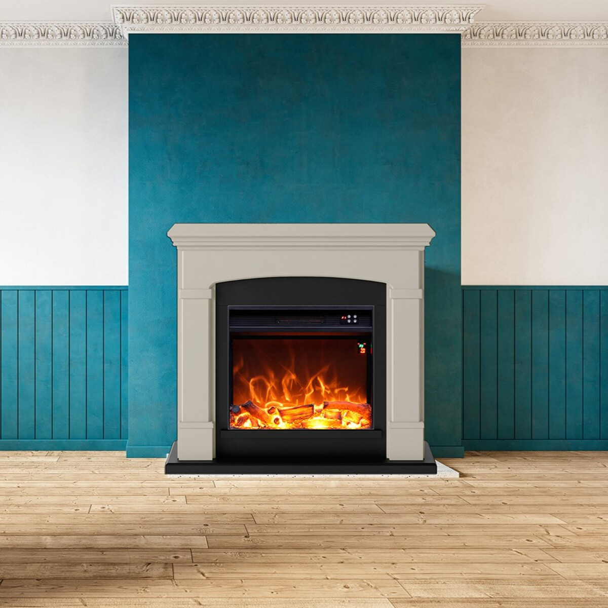 Fuego monica beige 1500w cheminee murale