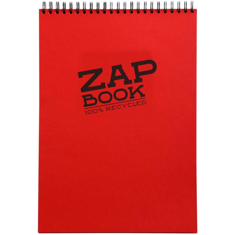 Zap Book bloc spiralé 120F A3 80g - Assortiment mixte