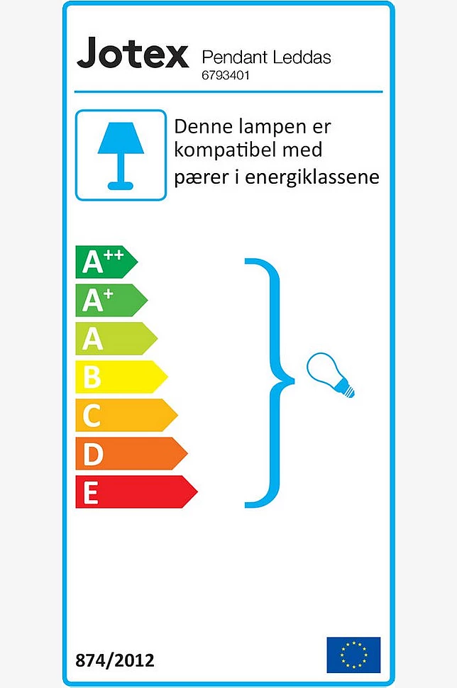 LEDDAS taklampe LED