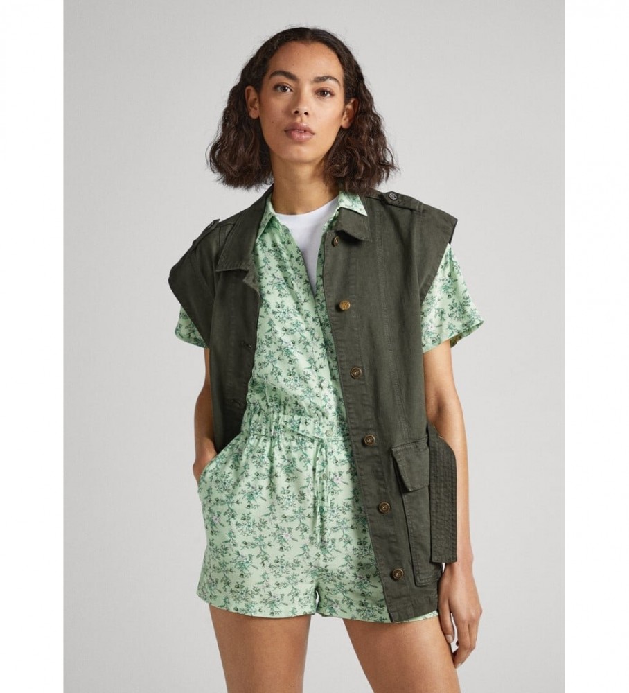 Macacão verde Fiora da Pepe Jeans