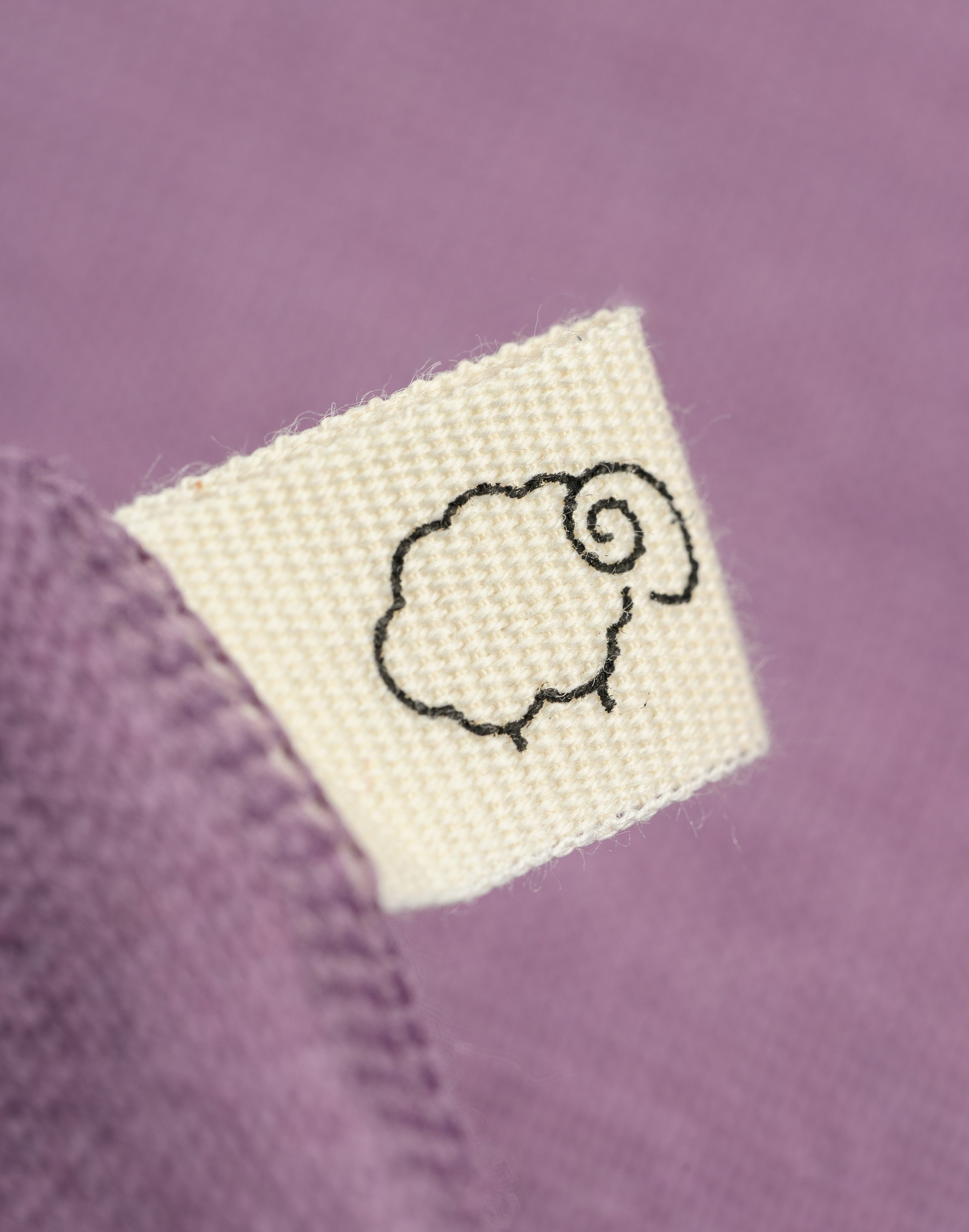 Trui van merinowollen terry voor baby's