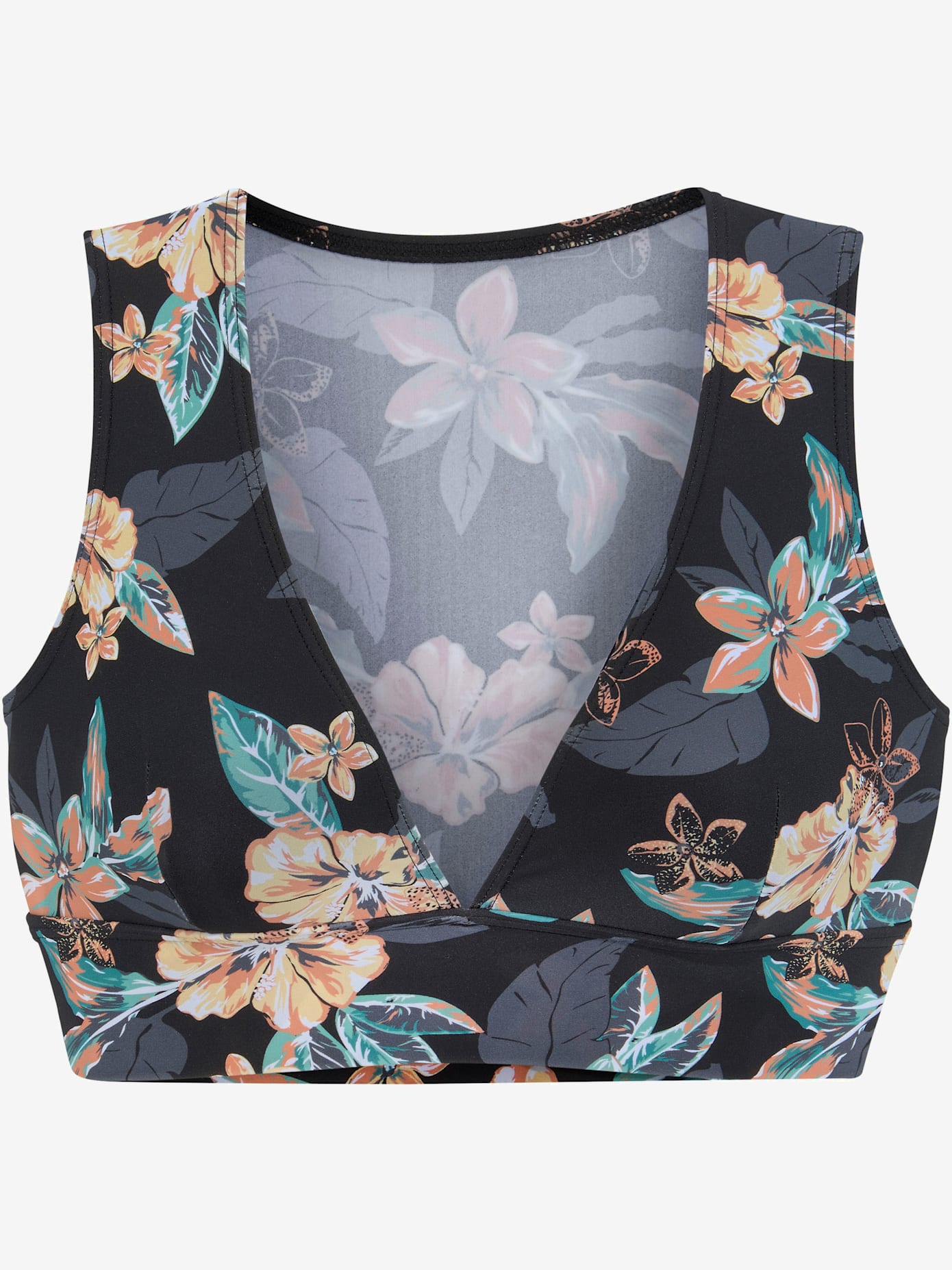 Haut de bikini triangle look haut court