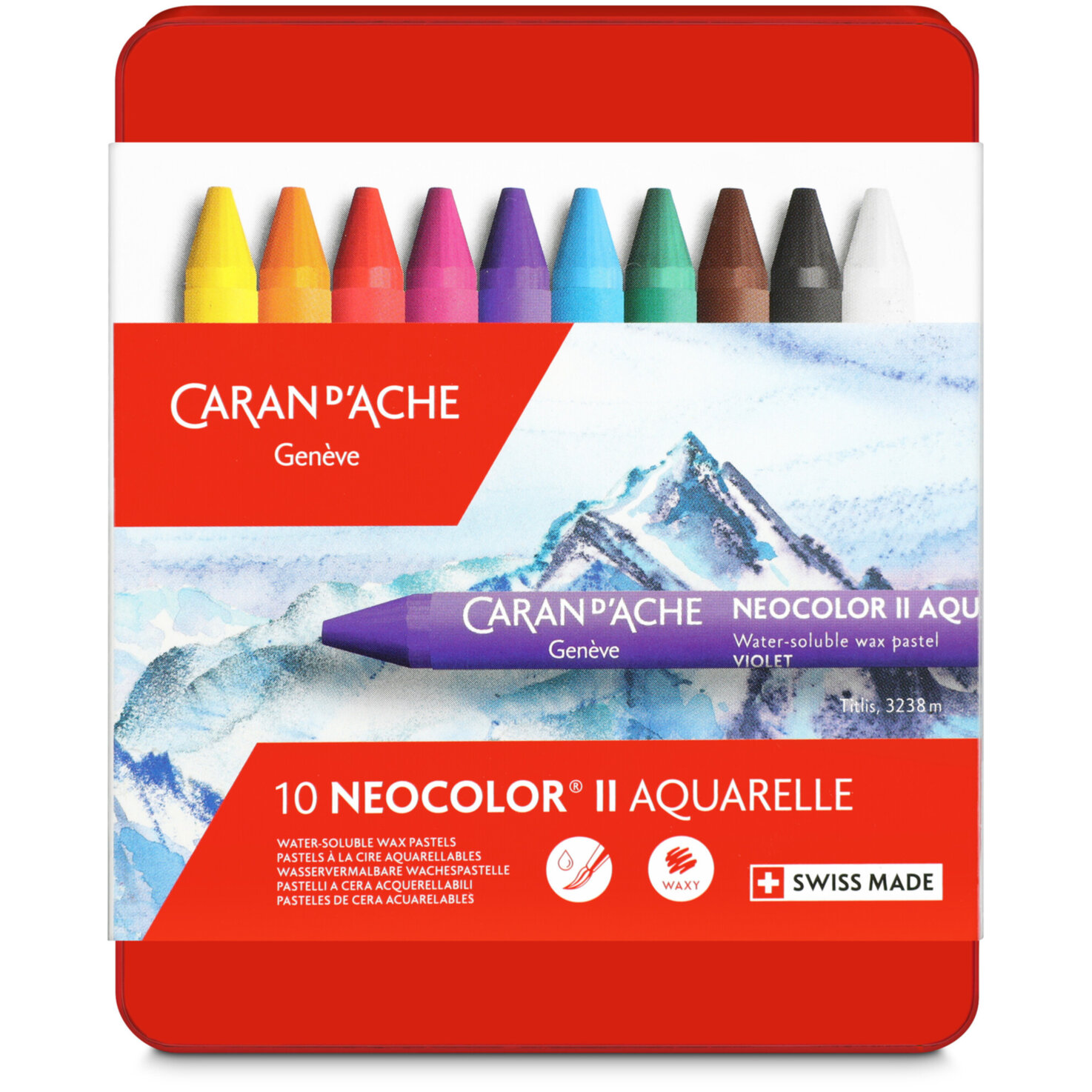 Caran d'Ache Classic Neocolor II Assortiert 10 Stück