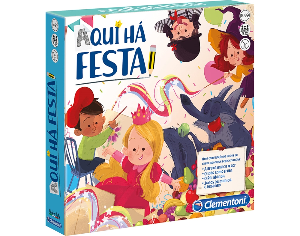 JOGO AQUI HÁ FESTA PARTY GAMES CLEMENTONI