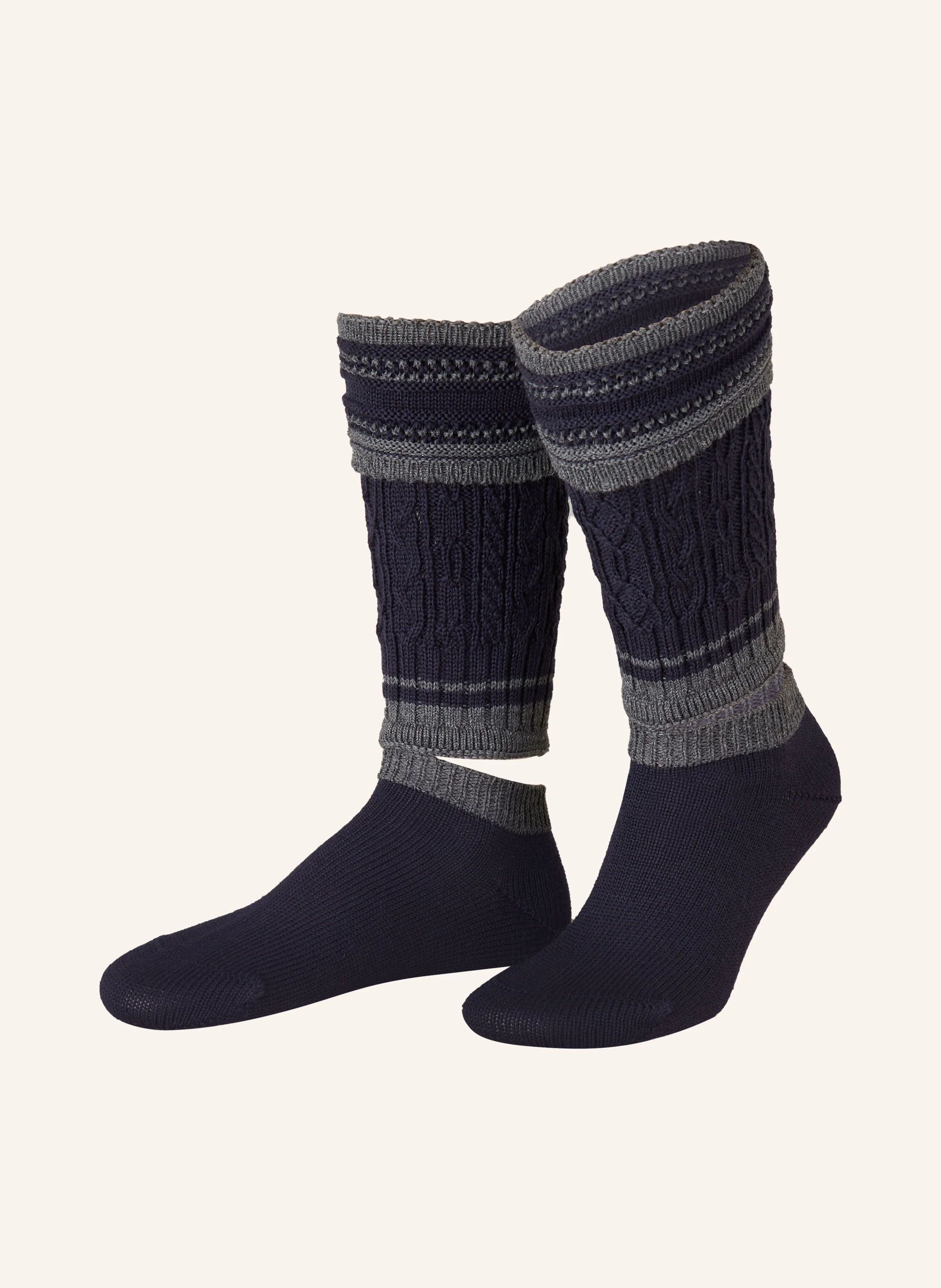 LUSANA Trachtensocken WADLWÄRMER aus Merinowolle