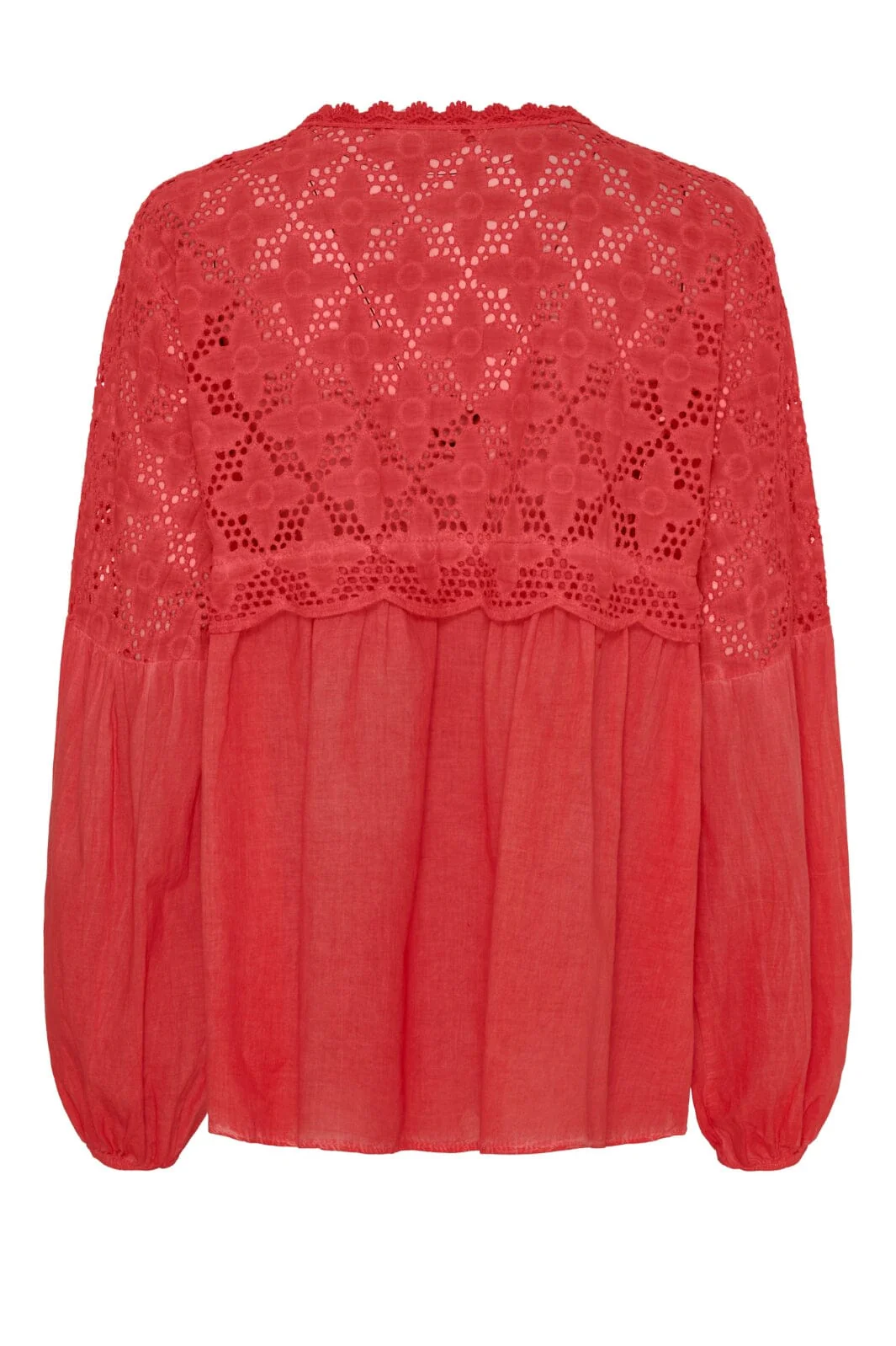 Marta Du Chateau Mdcaurora Blouse rosso cold wash