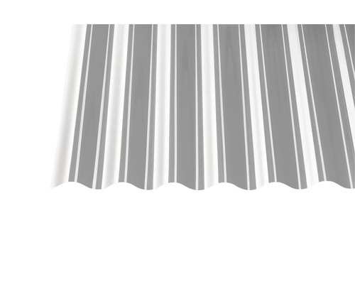 PVC golfplaat Sinus 76/18 helder 2000 mm x 900 mm x 0,7 mm